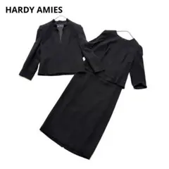 美品　HARDY AMIES　ワンピーススーツ　喪服　礼服　英国王室御用達