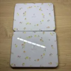 銀座ウエスト　お菓子缶 空き缶　2個セットのサムネイル