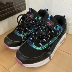 ★美品★ALGY ブラック マルチカラー スニーカー 20.0cmのサムネイル
