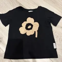 marimekko Unikko Tシャツ ブラック 80-86のサムネイル