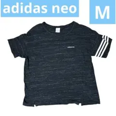 adidas アディダス Tシャツ 半袖Tシャツ ブラック スポーツウェア 部活