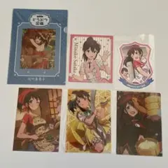 佐竹美奈子　アイドルマスターミリオンライブ　クリアファイルほか計6点　7fx