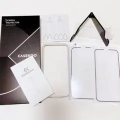 iPhone 13 ガラスフィルム 2枚セット 簡単ガイド　取付らくらく