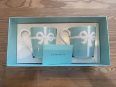Tiffany & Co. リボンデザインマグカップ 2個セット