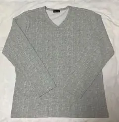 TETE HOMME グレー　ロンT ロングtシャツ メンズ　3Lサイズ　状態良のサムネイル