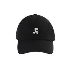 Rest&recreation ブラック ロゴ入り ベースボールキャップ