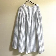 merci ストライプ　リネン　ロングスカートのサムネイル