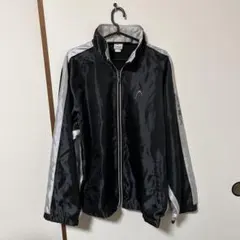 HEAD ナイロンジャケット ブラック/シルバー