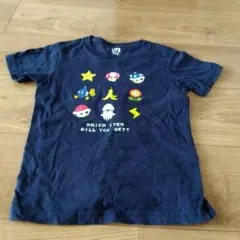 スーパーマリオ Tシャツ ネイビー110cm