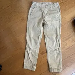 UNIQLO キッズ長ズボン M 130 ベージュ