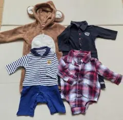 ロンパース 70cm 4セット まとめ売り