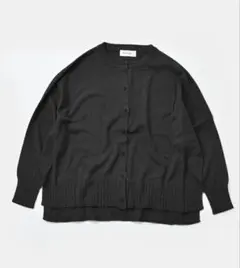 【定価11880円】tumugu ツムグ コットンランダムリブニットカーディガンのサムネイル