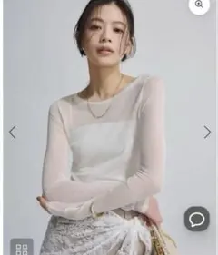 anuans シアーコンパクトロングTシャツのサムネイル
