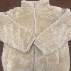 ユニクロ　フリース　110サイズ　ベージュ