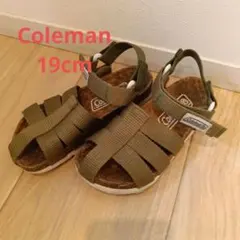 Coleman キッズ サンダル カーキ　19cm