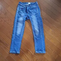 SOMETHING スキニーデニム ブルー