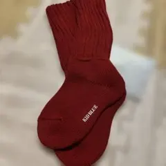 KID BLUE 靴下 赤色　22cm〜24cm