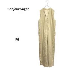 ボンジュールサガン オールインワン サロペット レイヤード きれいめ 上品 M