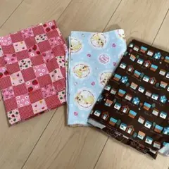 生地セット ピンク・青・茶色 はぎれ　まとめ売り
