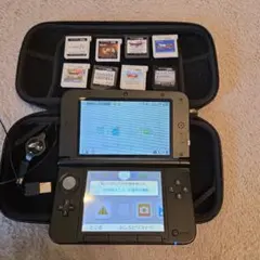 ニンテンドー3DS LL 赤 美品ゲームソフト付き