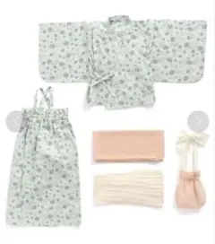 【未使用】花柄浴衣 ワンピース 130cm アプレレクール