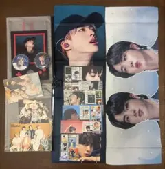 BTS JIN マスタニム ポストカード 缶バッジ スローガン うちわ 韓国製作