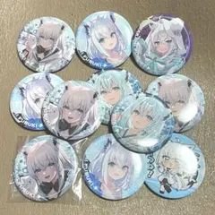 ホロライブ ローソン 白上フブキ おでかけ ルームウェア 缶バッジ