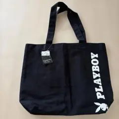 トートバッグ　PLAYBOY ブラックのサムネイル