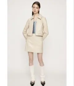 セール新品未使用SLYフェイクレザーミニスカート 検snidelリリー