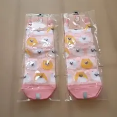 PETLOVERS × hamuco ポメラニアン柄ソックス2足 22-24cm
