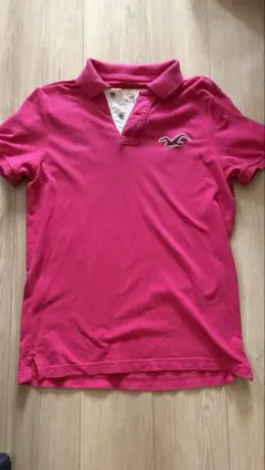 Hollister ポロシャツ ピンク Lのサムネイル