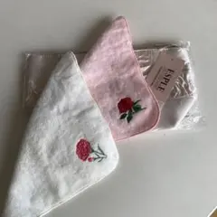 母の日用タオルハンカチ２枚＆ポーチセット