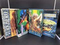 スーパーファミコン 箱・説明書付 4本セット