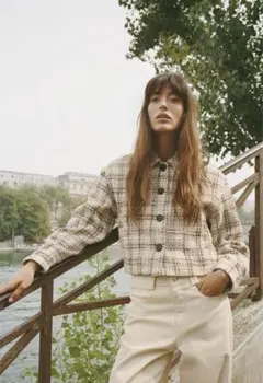 【ZARA】ザラ ショートテクスチャージャケット