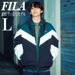 【美品】FILA BTS テテ 着用モデル 肉厚 ダウン ジャケット ヌプシ L