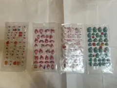 ボンボンドロップ 立体シール4種類　シートのみ