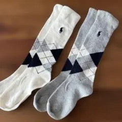 ラルフローレン ナイガイ 靴下 19-21cm 二足セット