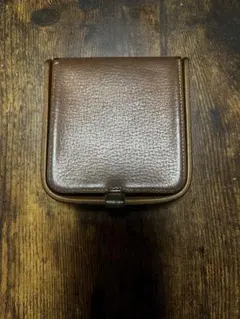エルメスレザー 二つ折り財布 ブラウンのサムネイル