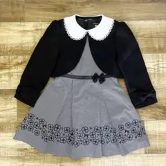 arisana 小学校入学式セット 女の子 120cm ワンピース ボレロ