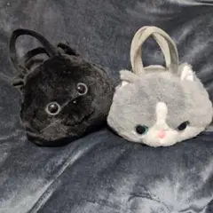 まあるいふわ猫バック2個セット
