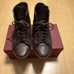 プントピグロブラウン レザー ハイカットシューズのサムネイル