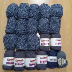SKI YARN EIGHT 毛糸等、毛糸おまとめセット 21玉