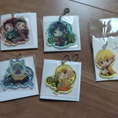 鬼滅の刃 アクリルストラップ 5個セット