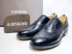 定12万円★箱/保存袋【未使用品】a.testoni ボロネーゼ製法 UK6.5のサムネイル