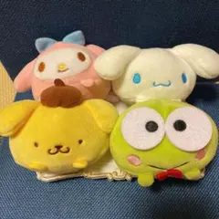 サンリオ　もちもちころころ　ぬいぐるみ　マイメロ　シナモ　プリン　けろっぴ