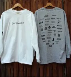 う*き様 Got Wealth? PAJA STUDIO 長袖Tシャツ ホワイト 2026年最新】paja studioの人気アイテム - メルカリ