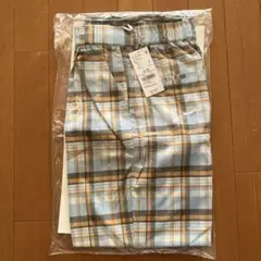 新品　アースミュージック マドラスチェック　パンツ　ウエストゴム