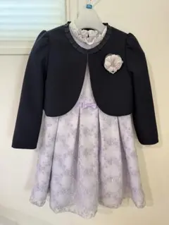 プティマイン　petit main フォーマル　ワンピース　ラベンダー　120