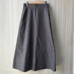 SENSE OF PLACE ロングスカート S グレンチェック