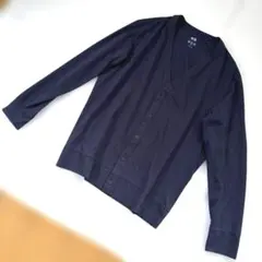 大幅値下げ　ユニクロ　訳あり　エアリズムUVカットカーディガン　長袖　ネイビー